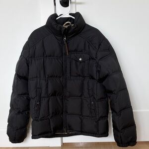 J. Crew Men's Classic Black Puffer Jacket